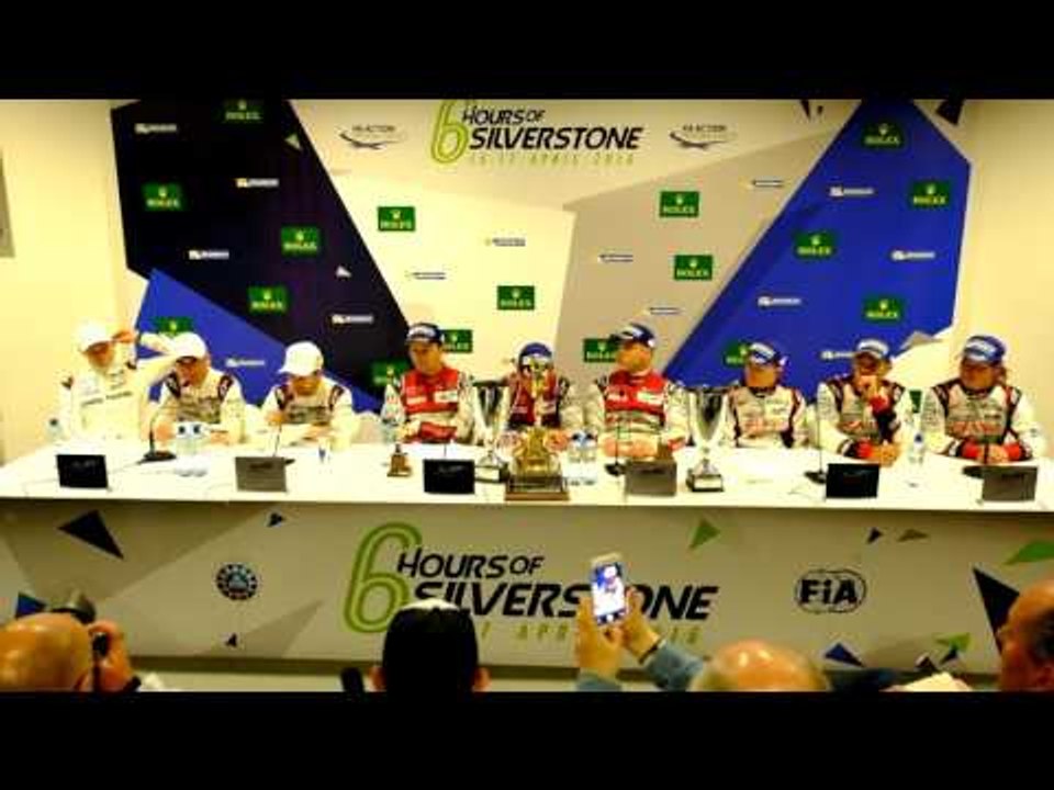 2016 WEC 6 Hours of Silverstone Post Race Press Conference - LMP1