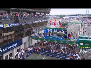 The 83rd Edition of the 24 Hours of Le Mans Podium - LMP2 Category.
