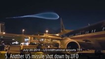 10 Times Alien UFOs Shot Down NASA, USAF, ESA & Russian Missiles & Rockets. Ovnis