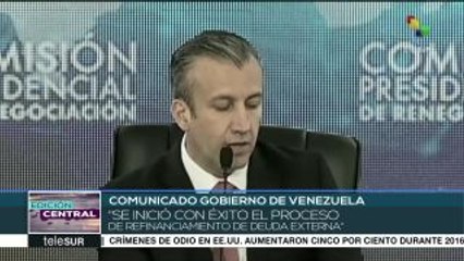 Venezuela inició con éxito refinanciamiento de su deuda externa