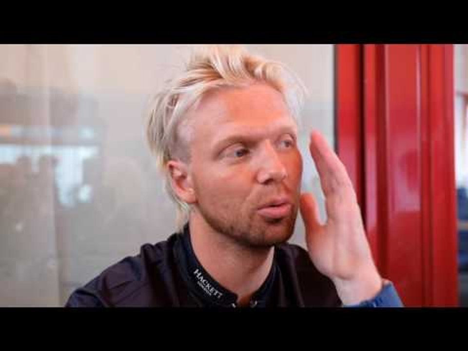 Interview with Nicki Thiim from Aston Martin Racing at 24 Hours of Le Mans Pesage