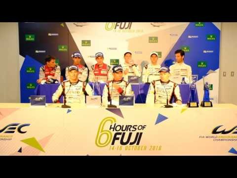 Post Race Press Conference - 6 Hours of Fuji - LMP1 Category