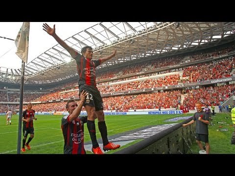 Dario Cvitanich marque le 1er but de l'Allianz Riviera