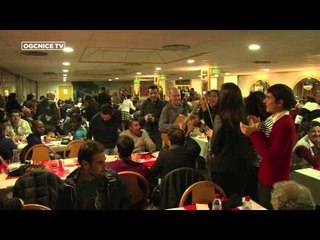 Le "Gym solidaire" au repas des sans-abri