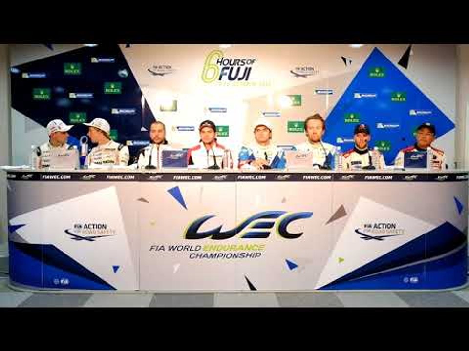 2017 WEC 6 Hours of Fuji - Qualifying Press Conference