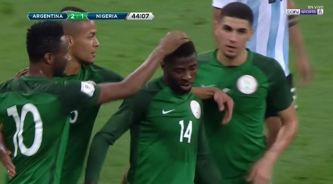 Kelechi Iheanacho Goal HD - Argentina 2 - 1 Nigeria - 14.11.2017 (Full Replay)
