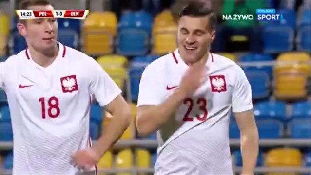 1-0 Konrad Michalak Goal UEFA Euro U21 Qual. Group 3 - 14.11.2017 Poland U21 1-0 Denmark U21