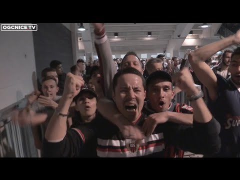 Les supporters niçois après Nice - Reims