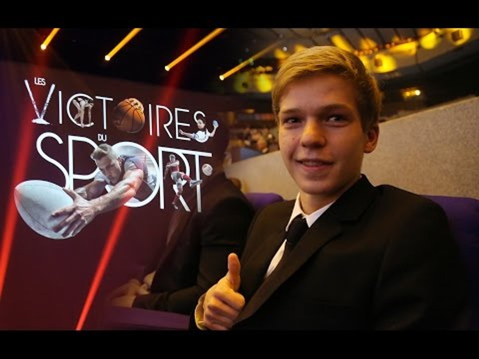 Aux Victoires du Sport avec Vincent Koziello