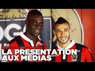 Mario Balotelli et Younes Belhanda face à la presse