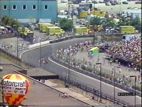 GP Stati Uniti 1988: Sorpassi di PRO ad ALB e BER e di BOU ad ALB, ritiri di BER e LAR e contatto di ALB con NAN