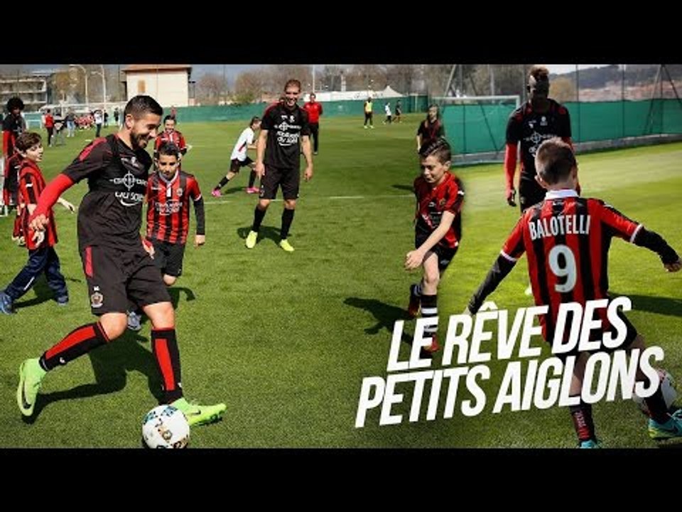 Le rêve éveillé des jeunes supporters de l'OGC Nice avec les joueurs
