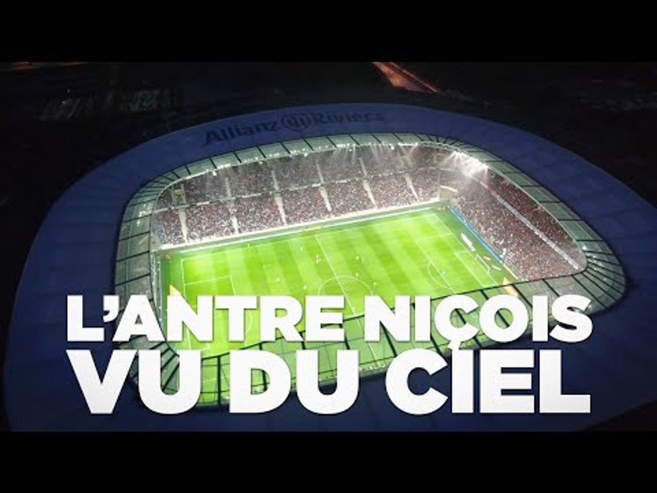 OGC Nice – St Etienne : vol en drone au-dessus de l’Allianz Riviera