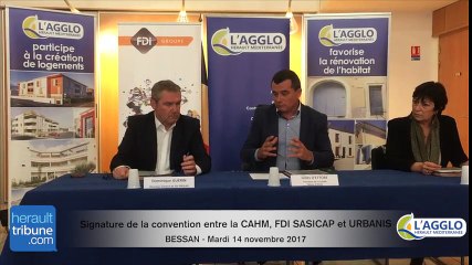 Signature d'une convention de partenariat habitat