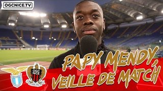 Papy Mendy avant Lazio - Nice