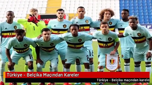Türkiye - Belçika Maçından Kareler