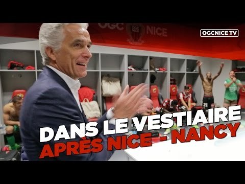 Dans le vestiaire après Nice - Nancy