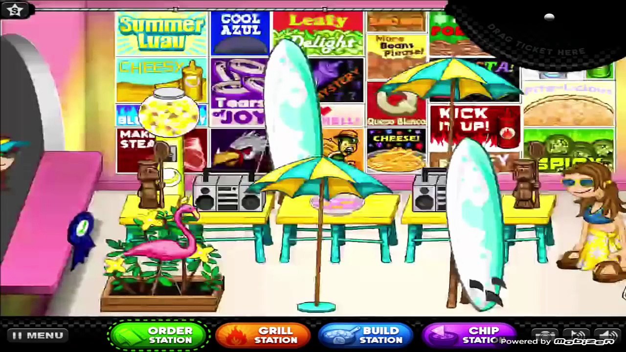 Lets Play: Papas Taco Mia HD Ranks 61 to 65 – SUMMER LUAU