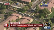 Suspect hurt in west Phoenix officer-involved shooting