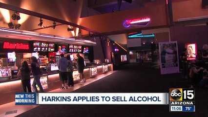 Harkins Theaters has five liquor licenses pending in Arizona
