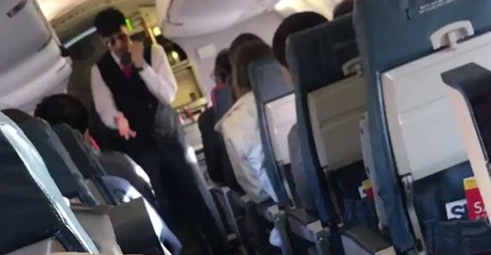 Flight Attendant Raps Safety Briefing on Delta Flight in Montgomery