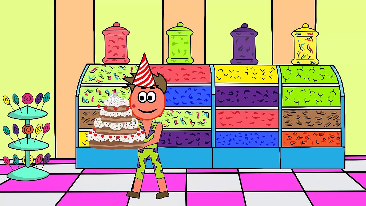 SpongeBob SquarePants - Cake - Animation For Kids