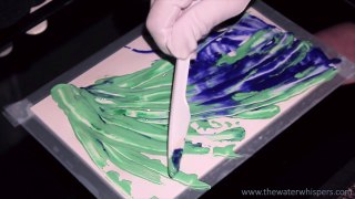 The Relaxing Mess / Unpredictable ASMR Painting / Plastic Knife Sounds