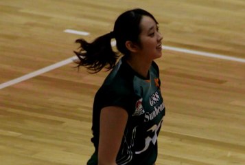 色摩知己選手(Tomomi Shikama)GSS東京サンビームズ【女子ﾊﾞﾚｰﾎﾞｰﾙVﾁｬﾚﾝｼﾞﾘｰｸﾞⅡ2017-2018】2017.11.11青山学院大学体育館