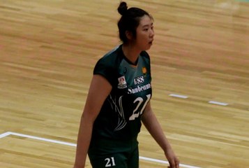 張心穆意選手(ﾁｮｳ ｼﾝﾑｲ)GSS東京サンビームズ【女子ﾊﾞﾚｰﾎﾞｰﾙVﾁｬﾚﾝｼﾞﾘｰｸﾞⅡ2017-2018】2017.11.11青山学院大学体育館