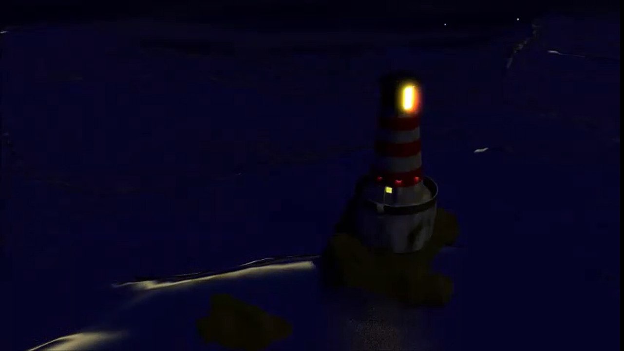 Lighthouse/Leuchtturm created with Blender