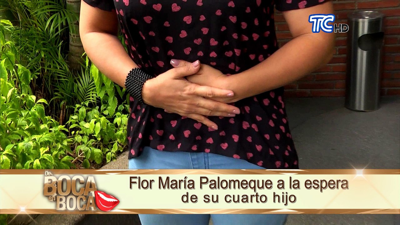 Flor María Palomeque a la espera de su cuarto hijo