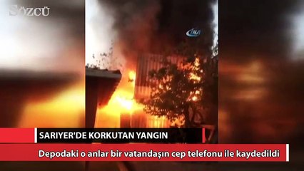İstanbul’da korkutan yangın