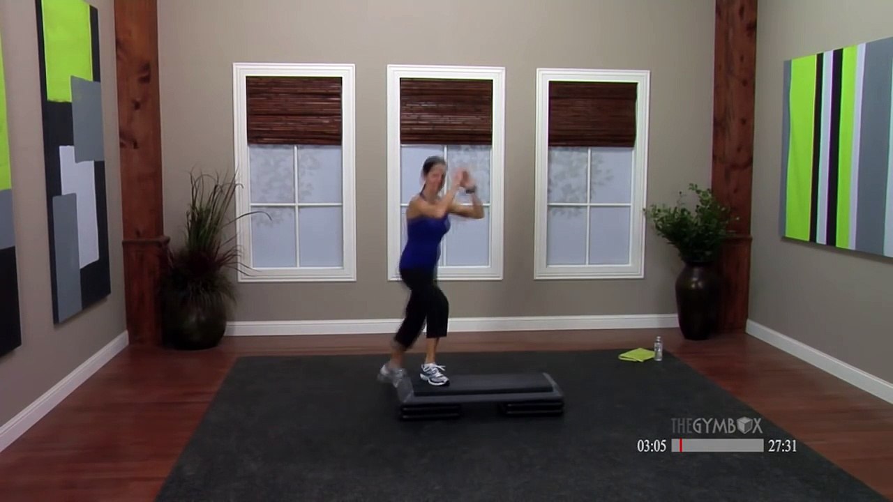 Step aerobics with music with Dana - 30 Minutes