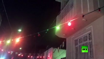 اللحظات الأول بعد لزلزال ضربت إيران والعراق وبلغت شدته 7 درجات - فيديو من العراق