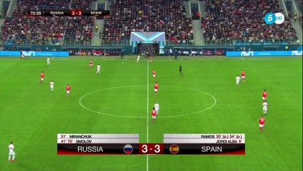 Russia vs Spain 3-3 All Goals & Highlights - 14/11/2017 HD