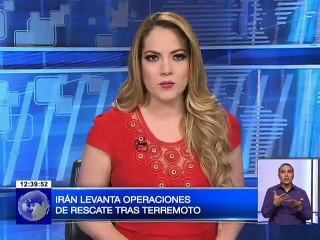 Irán levanta operaciones de rescate tras terremoto