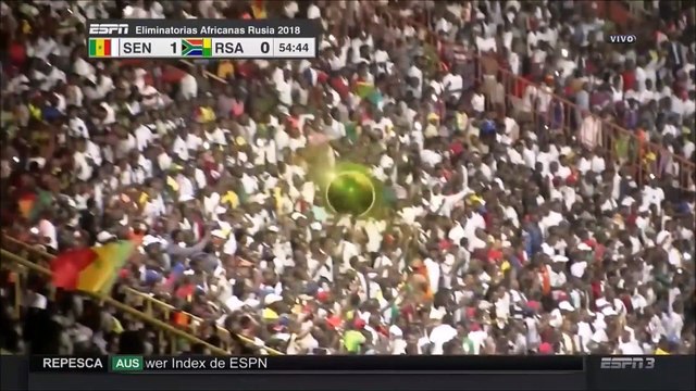 1-0 Opa NGUETTE Goal Qualification Play-off - 14.11.2017 Senegal 1-0 South Africa