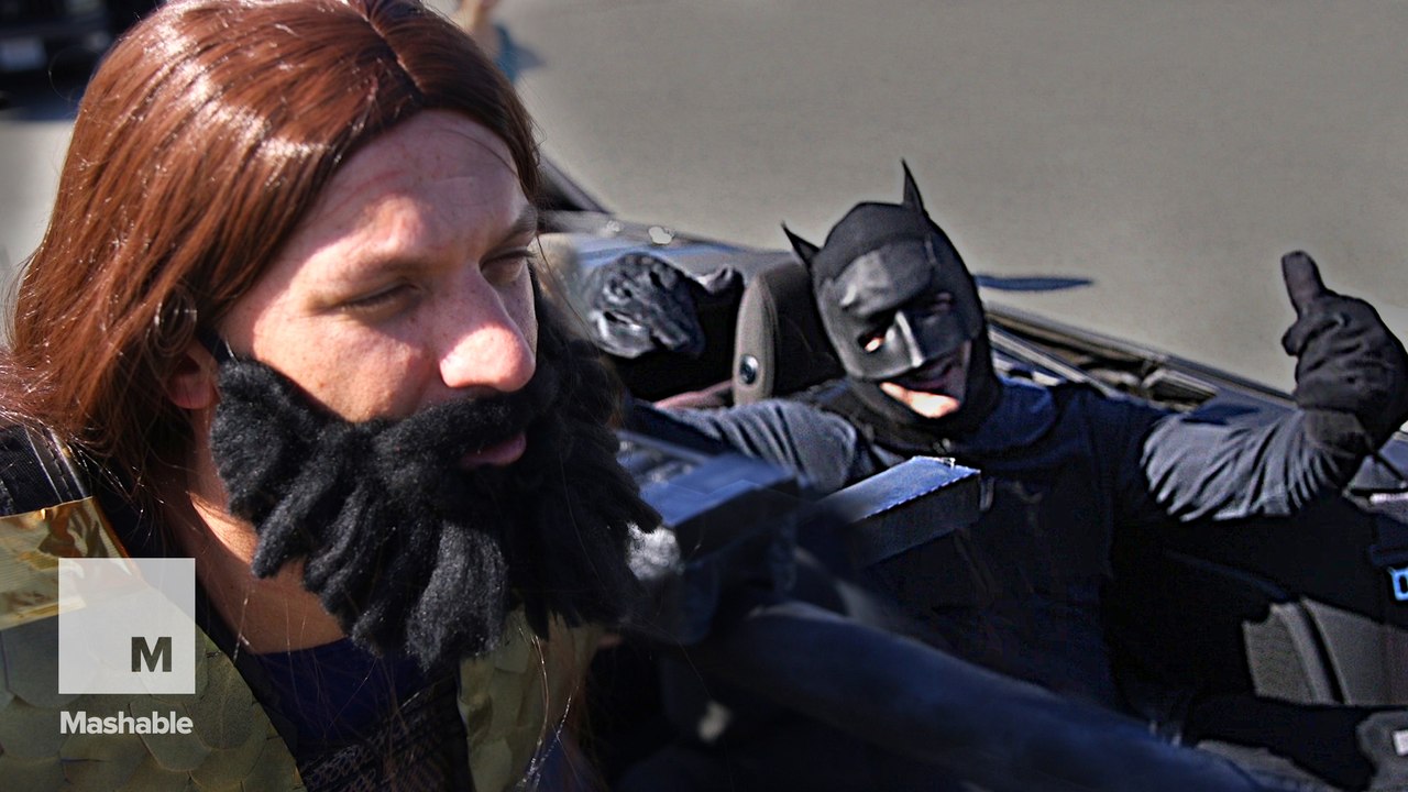 Saving the world is possible with cardboard in this behind the scenes of our 'Justice League' homemade trailer