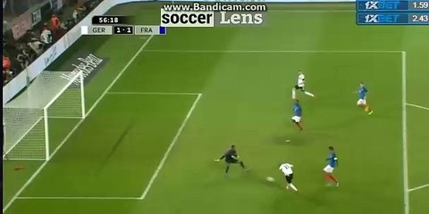 Timo Werner GOAL HD - Germany 1-1 France 14/11/2017 HD