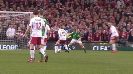 Qualifications Coupe du Monde 2018 - Irlande / Danemark - Magnifique frappe d'Eriksen qui douche les Irlandais