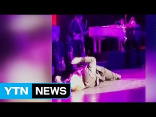 미국 록가수 미트 로프, 공연 중 무대에서 쓰러져 / YTN (Yes! Top News)