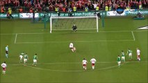 1-5 Nicklas Bendtner Penalty Goal WC Qualification Play-off - 14.11.2017 Ireland 1-5 Denmark