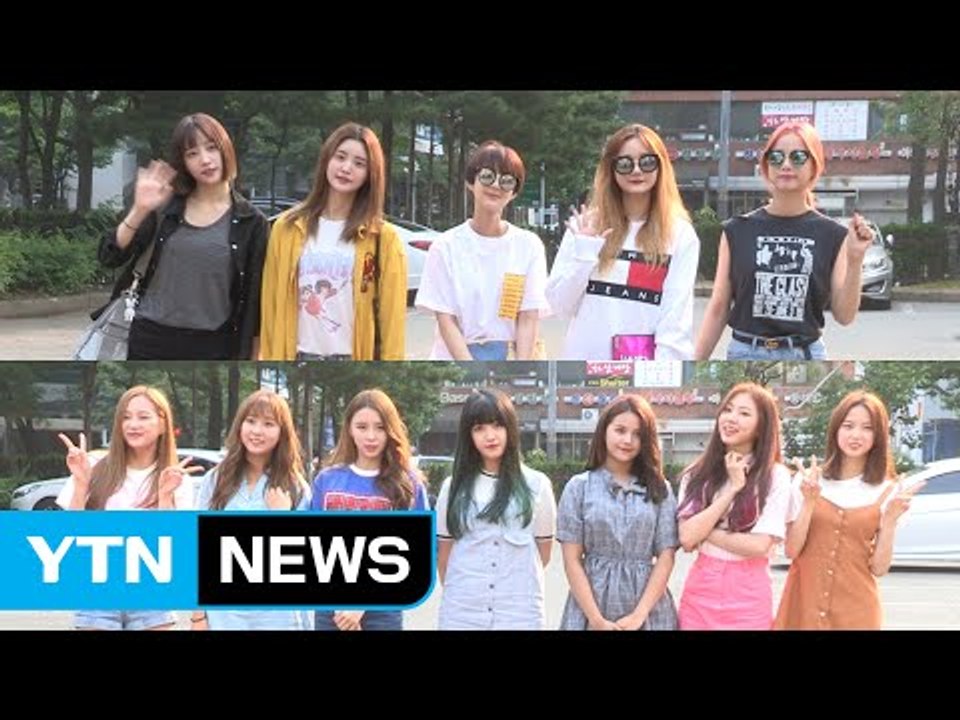 [★영상] EXID·CLC, 출근길 개성만점 패션 '매력 폴폴' / YTN (Yes! Top News)