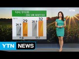 [날씨] 다시 한여름 무더위...자외선·불쾌지수↑ / YTN (Yes! Top News)