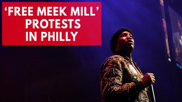 'Free Meek Mill': Rick Ross and other celebrities protest rapper's controversial prison sentence