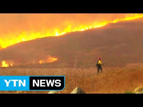 美 캘리포니아 산불 확산...수백 가구 대피 명령 / YTN (Yes! Top News)
