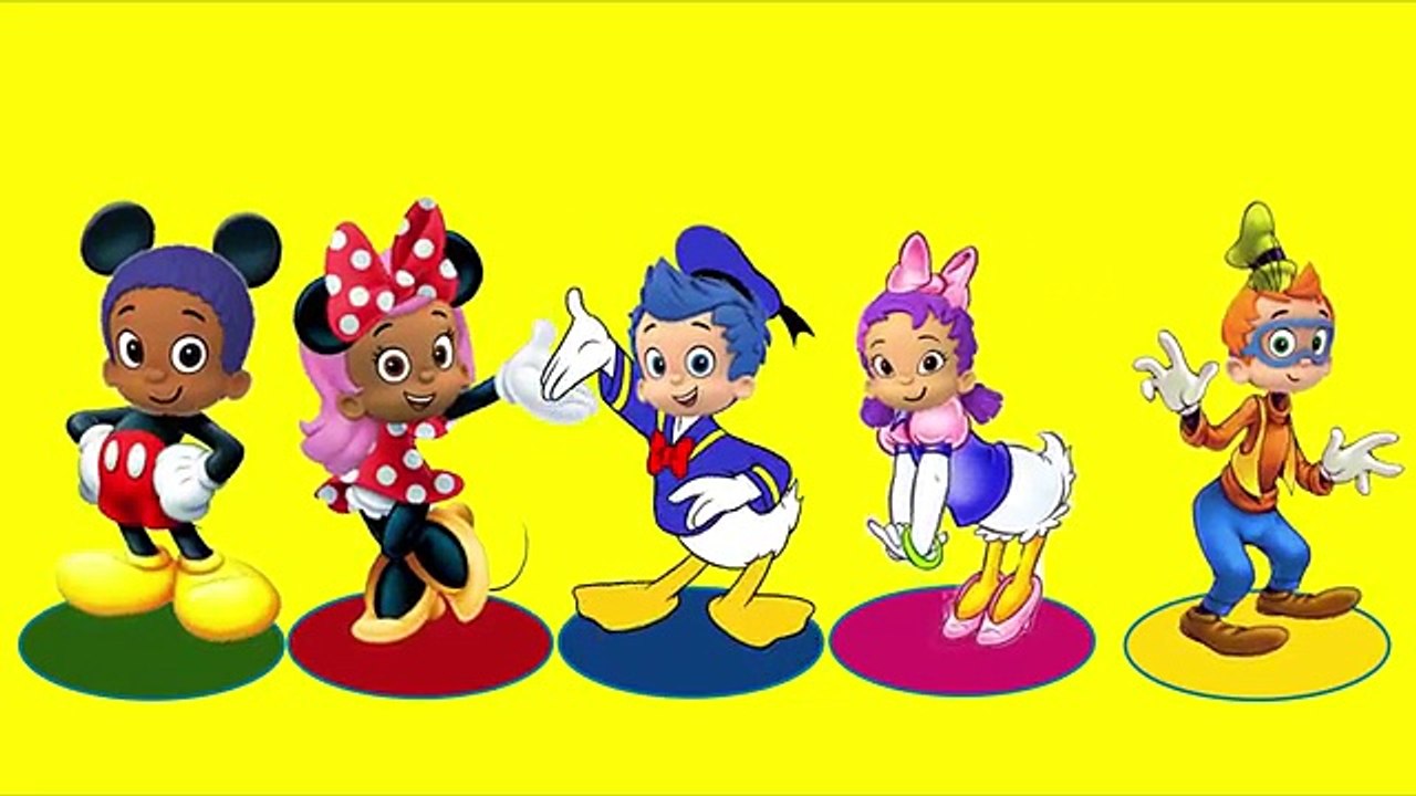 Learn Colors Finger Family Mickey Mouse Bubble Guppies Full Episodes Nursery Rhymes For Kids