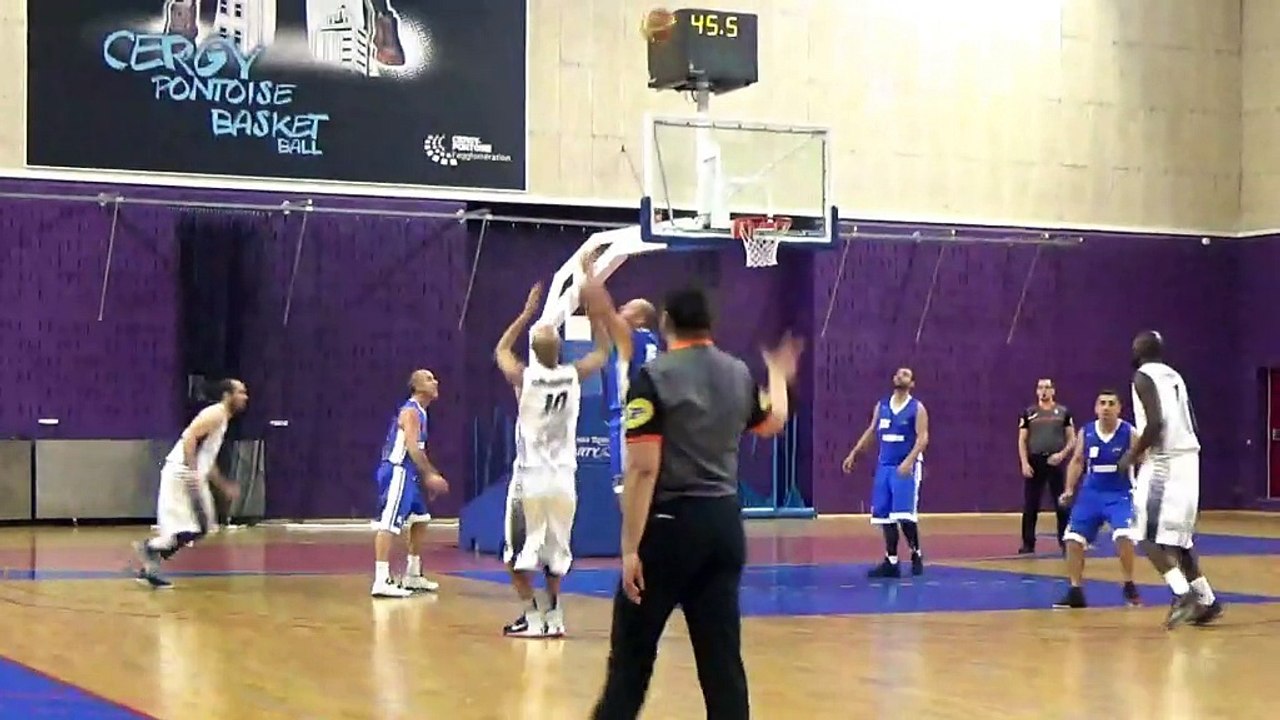 VIDEO CERGY-PONTOISE BB / SCBB ANCIENS 1 (12/11/2017) : fin Q2