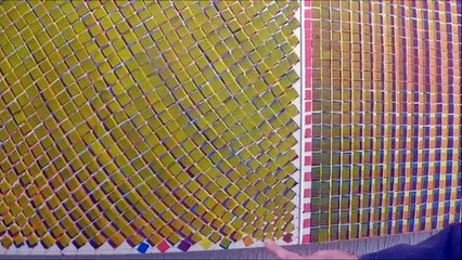 Le trameur Olivier Fouchard expose ses toiles à Auxerre et parle