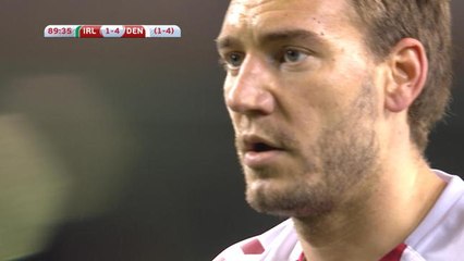 Qualifications Coupe du Monde 2018 - Irlande / Danemark - Nicklas Bendtner inscrit le 5ème but danois sur penalty